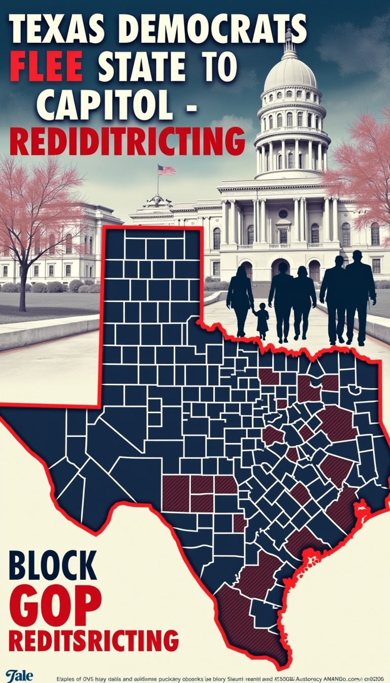 Texas House Democrats Flee State To Block GOP Redistricting Plan | Info ...