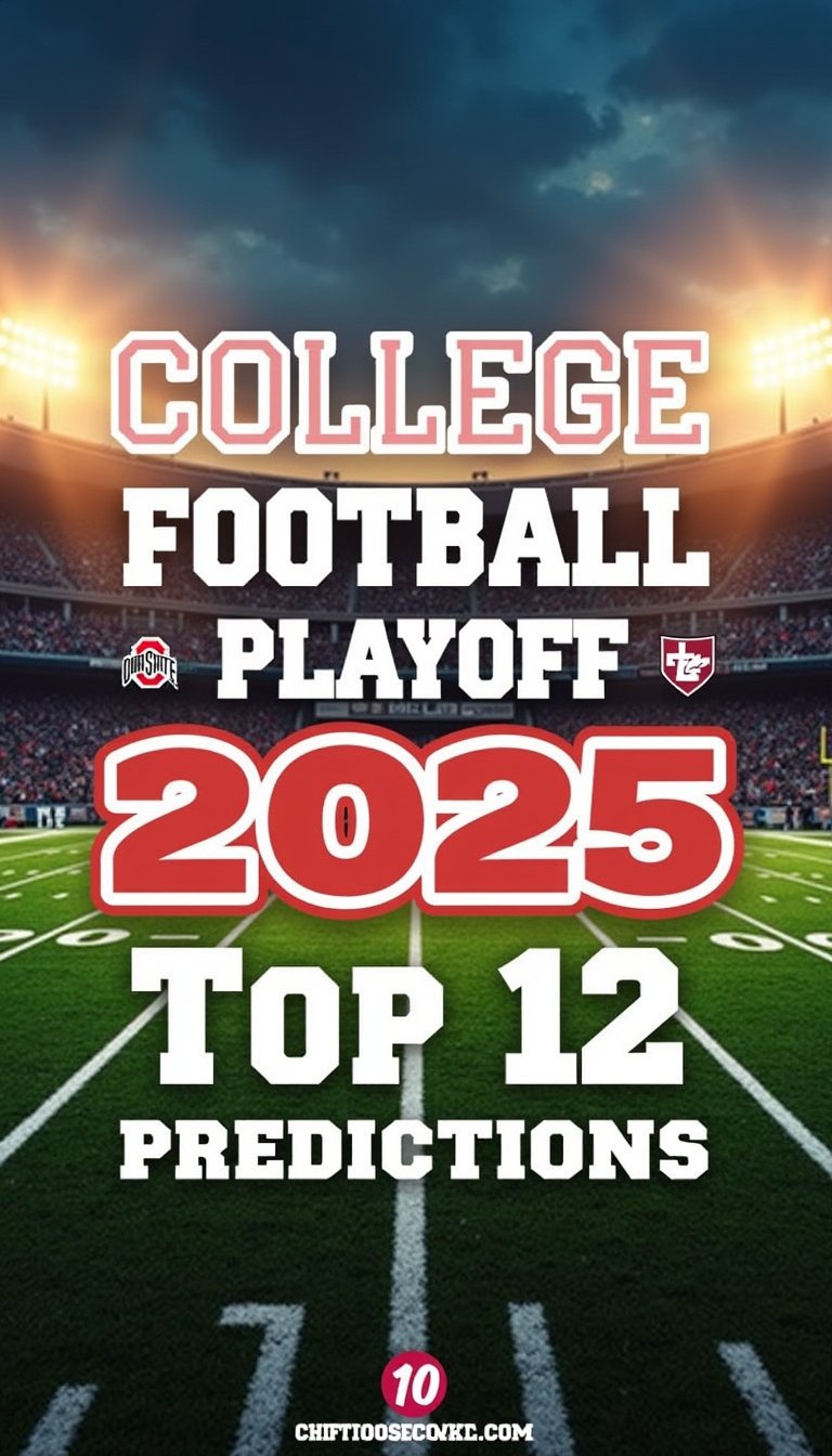Predicting The Top 12 Teams In The Third College Football Playoff Poll ...