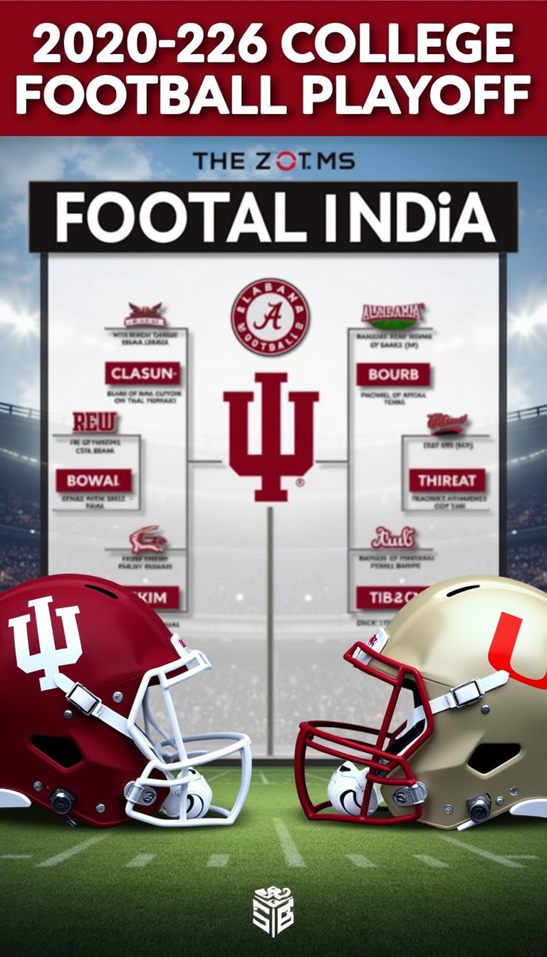 Indiana Secures Top Seed In 2025-26 College Football Playoff; Alabama ...
