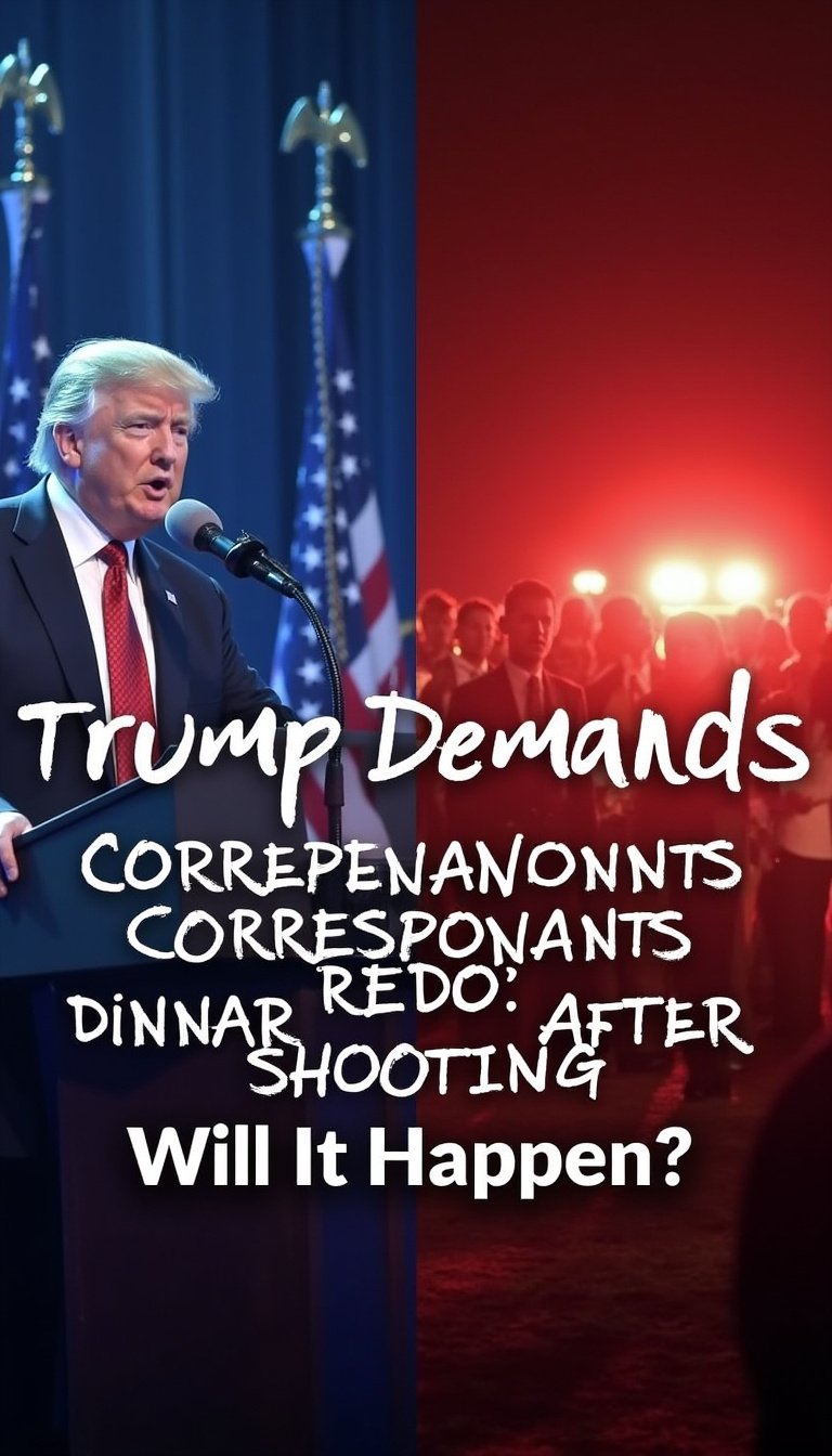 Shouting Disruption Trump Pushes For White House Correspondents' Dinner Redo After Shooting ...